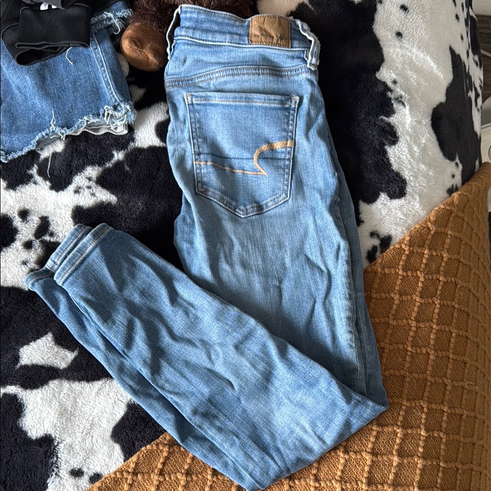 American Eagle Outfitters Blue Skinny Jeans